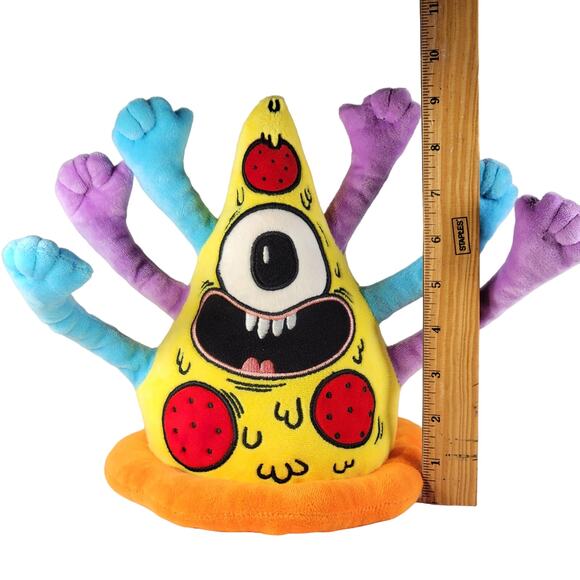Meow Wolf Multi-Arm Pizza Pals Monster Plush,  Denver Poseable  9" Stuffed Toy - Picture 3 of 9